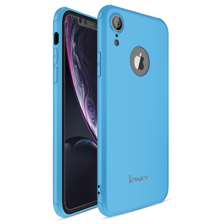 

IPAKY Galaxy Series for iPhone XR Rubberized TPU Phone Case Cover - Blue, iPhone XR