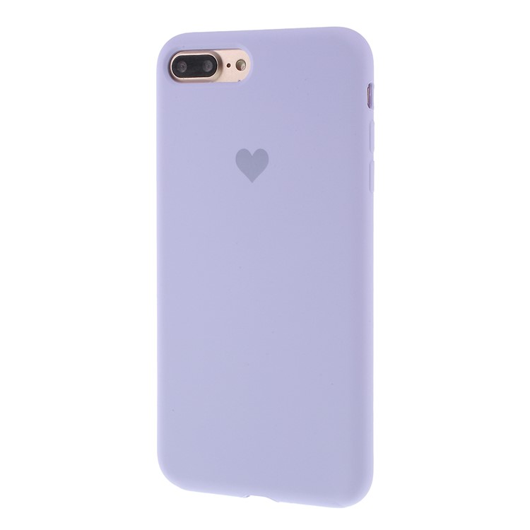 Coque De Protection En Silicone Solide Pour Téléphone Portable Pour IPhone 7 Plus / 8 Plus - Violet-3