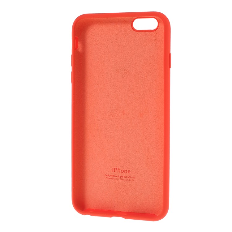 Heart Pattern Solid Silicone Mobile Phone Casing for iPhone 6 Plus/6s Plus 5.5-inch - Watermelon Red-2