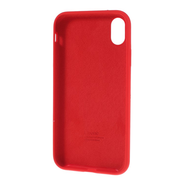 Heart Pattern Solid Silicone Mobile Phone Case for iPhone XR 6.1 inch - Red-4