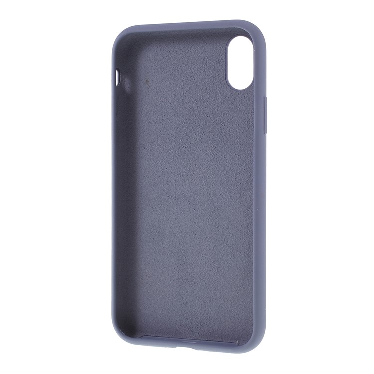 Caixa Do Telefone Móvel Do Silicone Contínuo Do Teste Padrão Do Coração Para O Iphone XR 6,1 Polegadas - Roxo Escuro-3
