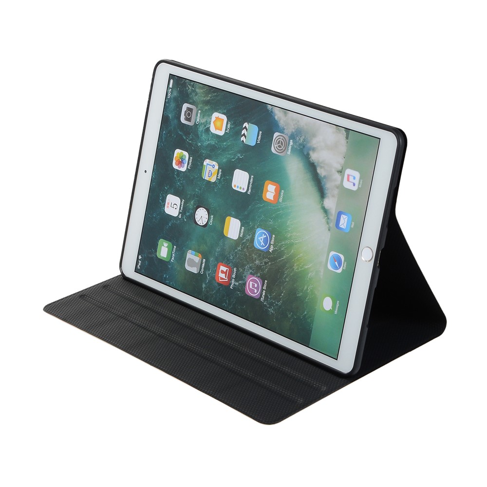 pu cuero protección de carcasa inteligente con soporte para ipad air 10.5 pulgadas (2019) / ipad 10.2 (2021)/(2020)/(2019) - oro