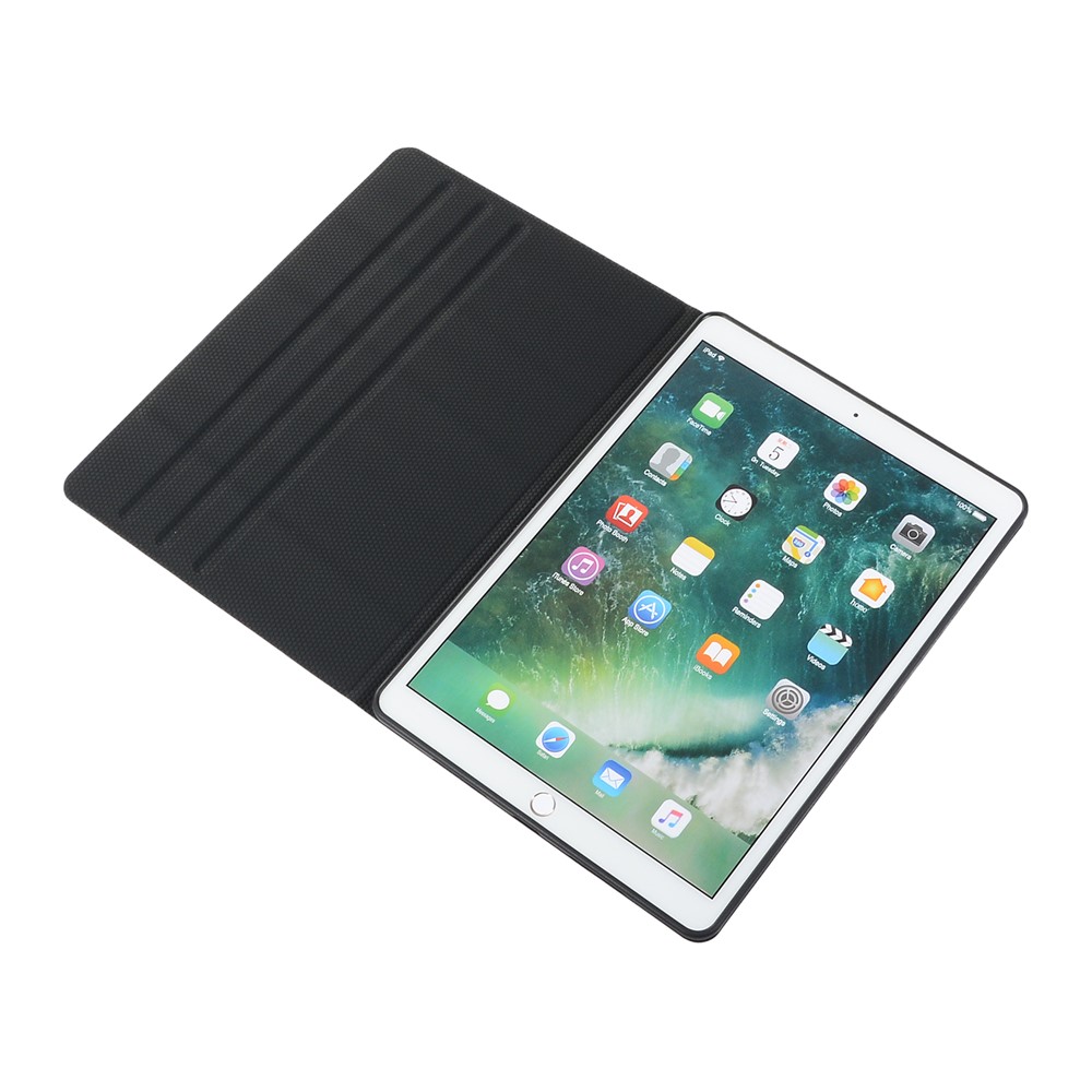 pu cuir protection smart basing avec support pour ipad air 10,5 pouces (2019) / ipad 10.2 (2021) / (2020) / (2019) - or