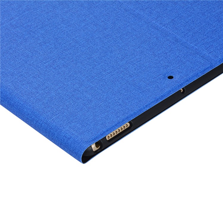 For iPad Air 10.5 inch (2019) Cloth Skin Leather Protective Case with Stand - Blue-8