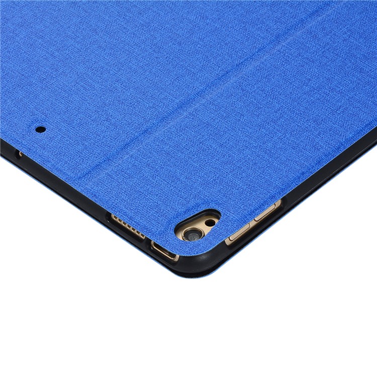 For iPad Air 10.5 inch (2019) Cloth Skin Leather Protective Case with Stand - Blue-9