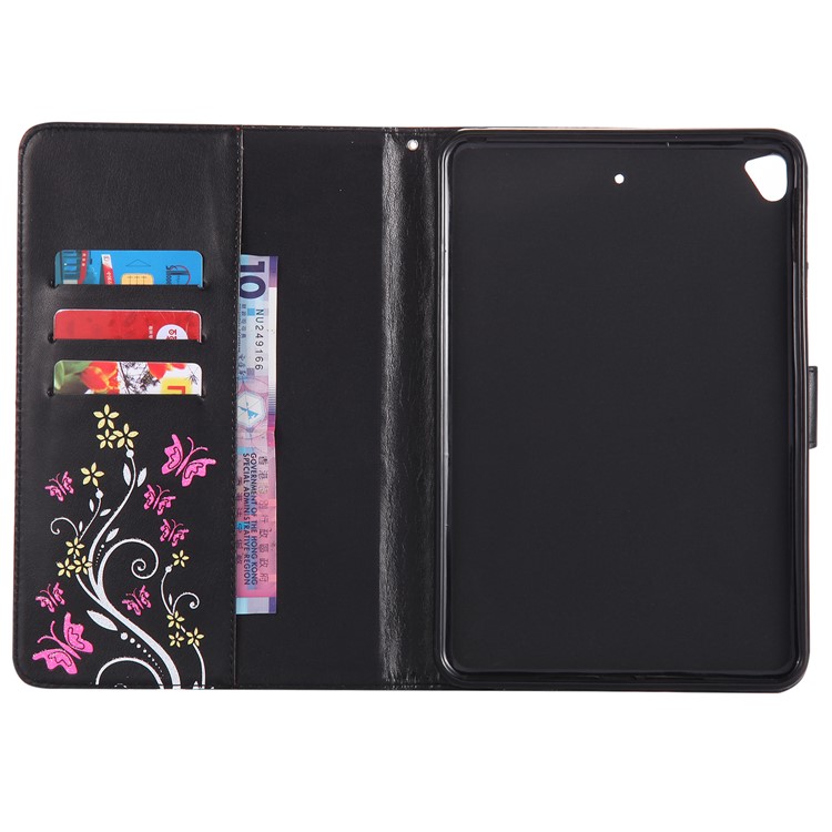 Pattern Printing Wallet Stand Leather Case for iPad mini5 (2019) - Black-3