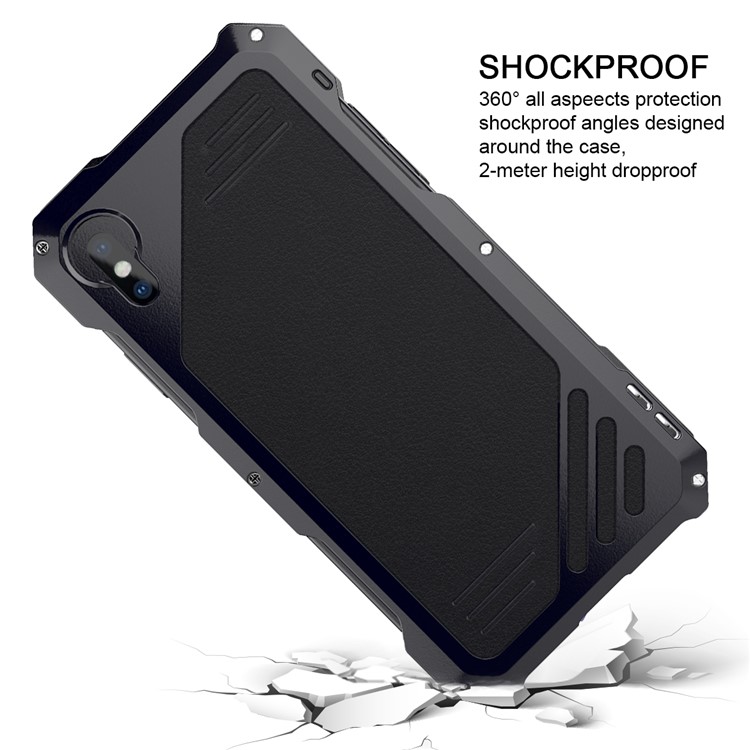 VIKING Shockproof Dirt-proof Case with Three Interchangeable Lens for	iPhone X / XS - Black-5