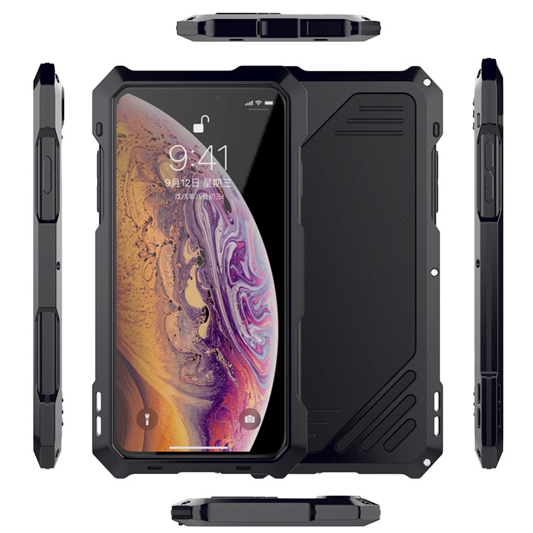 VIKING Shockproof Dirt-proof Case with Three Interchangeable Lens for iPhone X / XS - Black-7