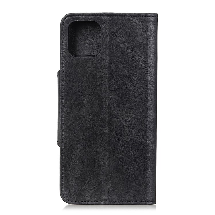 PU Leather Wallet Stand Mobile Case for iPhone XS Max 6.5 inch - Black-3