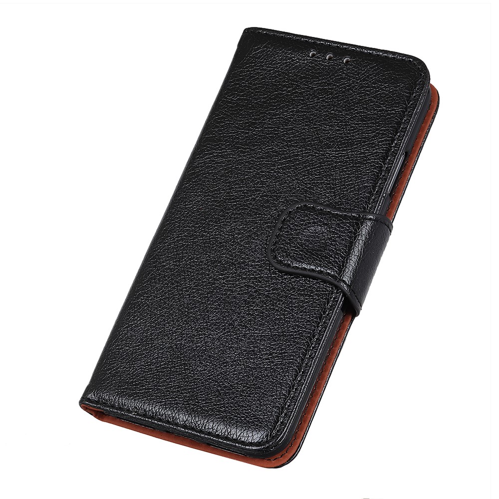 Nappa Texture Split Leather Wallet Cell Phone Cover for iPhone XR 6.1 inch - Black-8