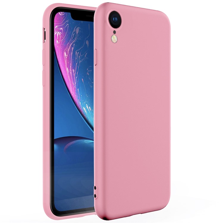 X-LEVEL Dynamic Series Upgraded Anti-Drop Silicone Phone Case for iPhone XR 6.1 inch - Pink-1