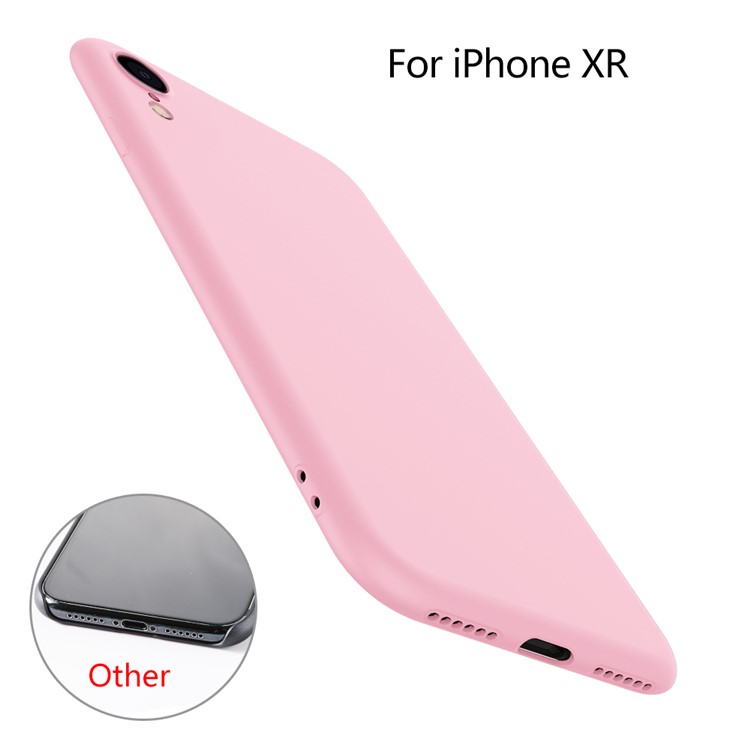 X-LEVEL Dynamic Series Upgraded Anti-Drop Silicone Phone Case for iPhone XR 6.1 inch - Pink-3