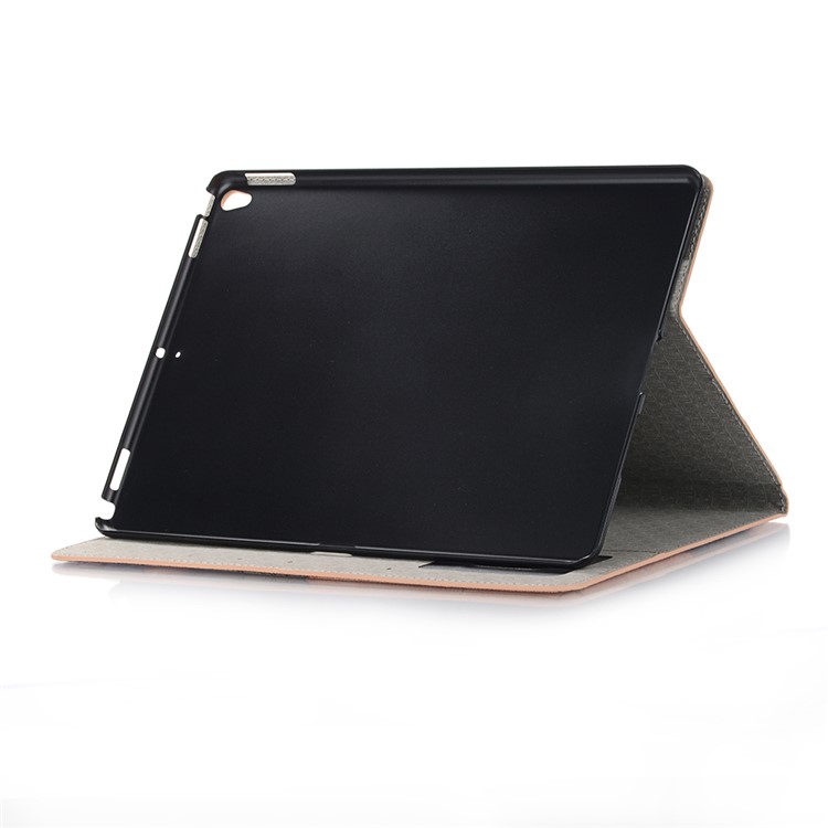 Intelligente Karte Muster Brieftasche Stehen Lederschale Für IPad Air 10,5 Zoll (2019) - Dunkelgelb-4