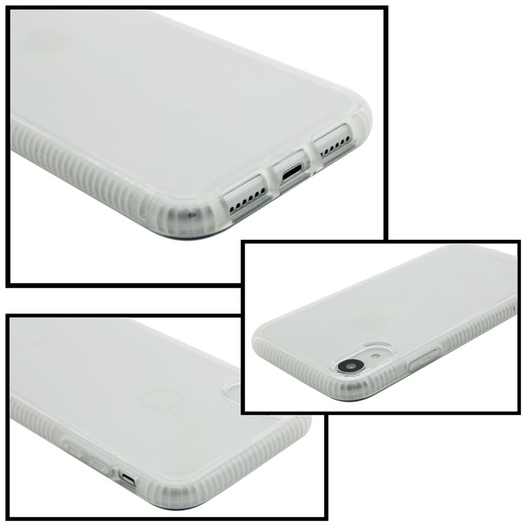TECH21 Shock Absorption TPU + PC Hybrid Phone Back Case for iPhone XR - Transparent-13