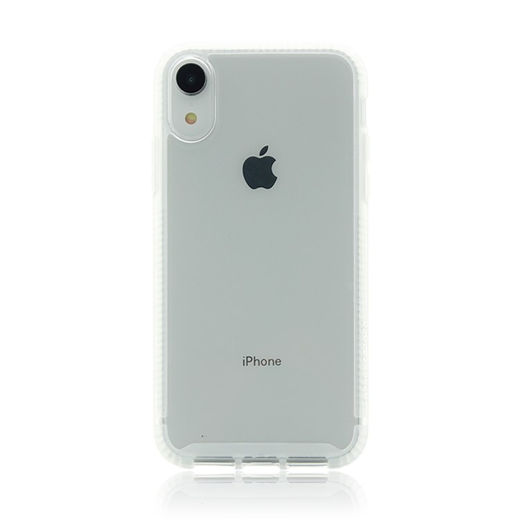 TECH21 Shock Absorption TPU + PC Hybrid Phone Back Case for iPhone XR - Transparent-6