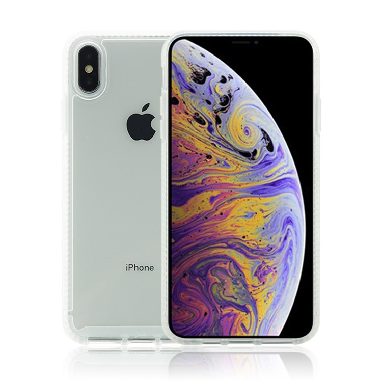 TECH21 Shock Absorption TPU + PC Hybrid Phone Back Case for iPhone XS Max - Transparent-3