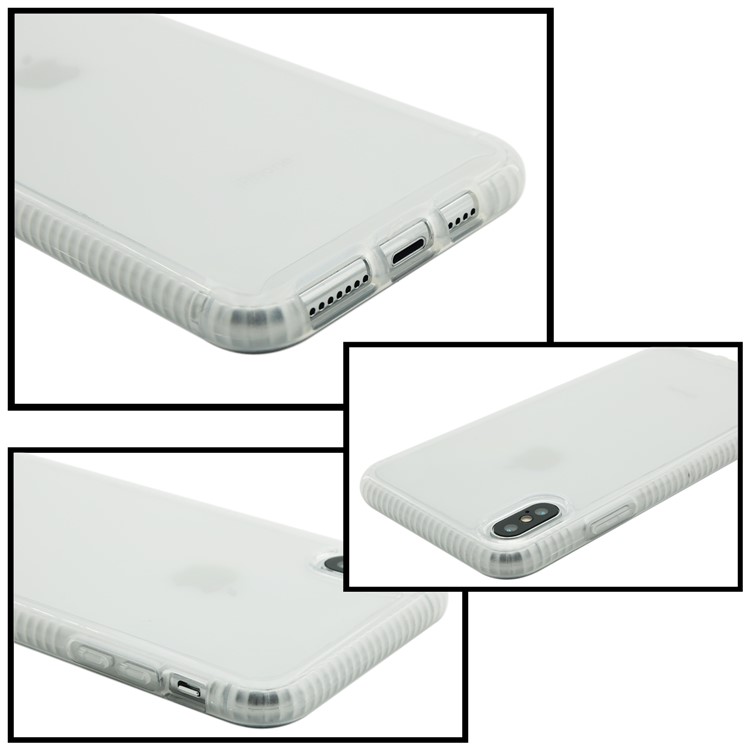 TECH21 Shock Absorption TPU + PC Hybrid Phone Back Case for iPhone XS Max - Transparent-4