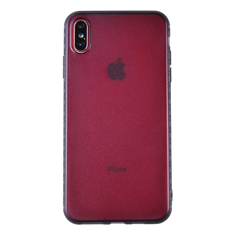 

Матовый Полупрозрачный Чехол Для ПК + ТПУ Гибридный Телефон Для Iphone X / iphone xs - Красный, iPhone Xs