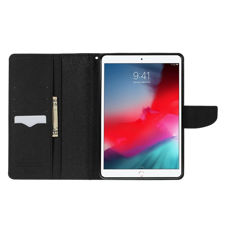 MERCURY GOOSPERY PU Leather Wallet Tablet Shell for iPad mini (2019) 7.9 inch/mini 4/mini 3/mini 2/mini - All Black-9