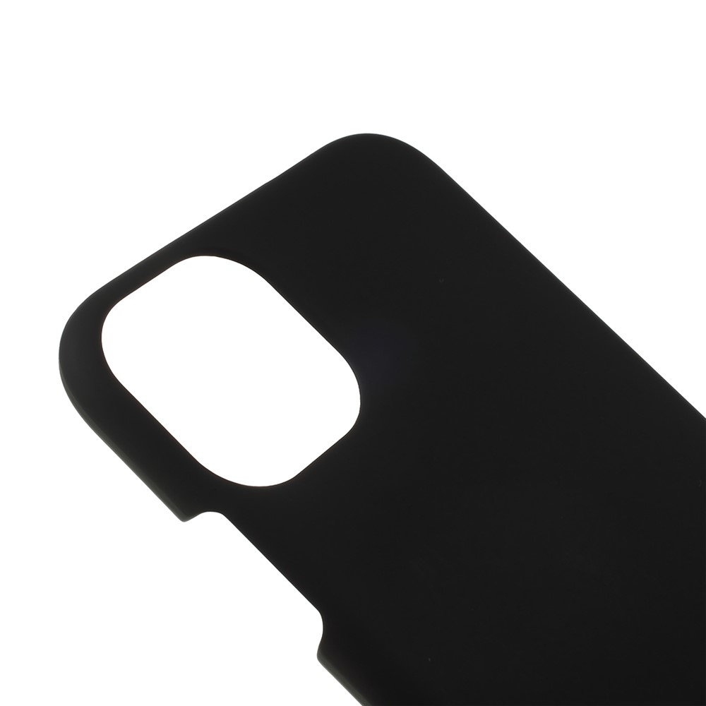 Rubberized Plastic Hard Phone Case Cover for iPhone 11 6.1 inch (2019) - Black-4