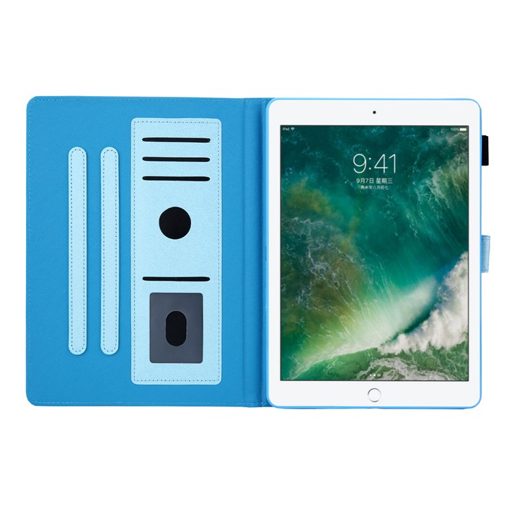 Leather Flip Stand Cover Case for iPad Air 10.5 inch (2019) - Baby Blue-6