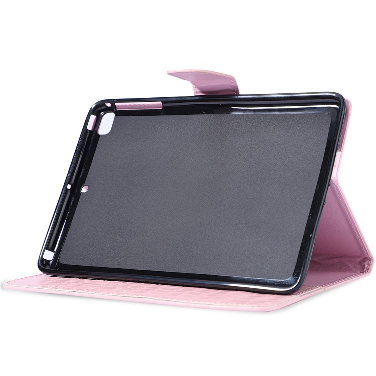 Crocodile Skin Leather Wallet Tablet Cover Case for iPad mini (2019) 7.9 inch/mini 4/3/2/1 - Pink-4