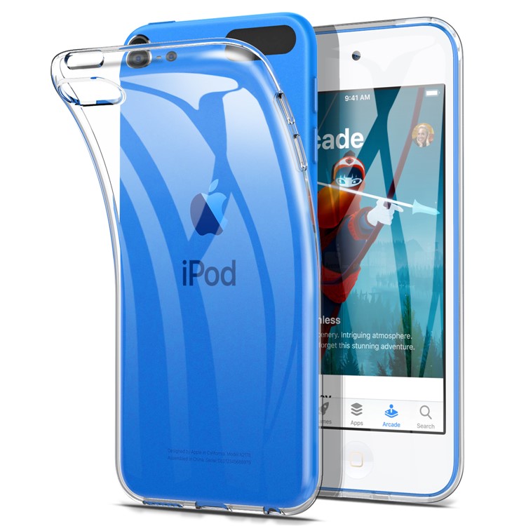 Shock-absorb Protection Clear TPU Phone Case for iPod Touch (2019)/Touch 6/Touch 5 - Transparent-2