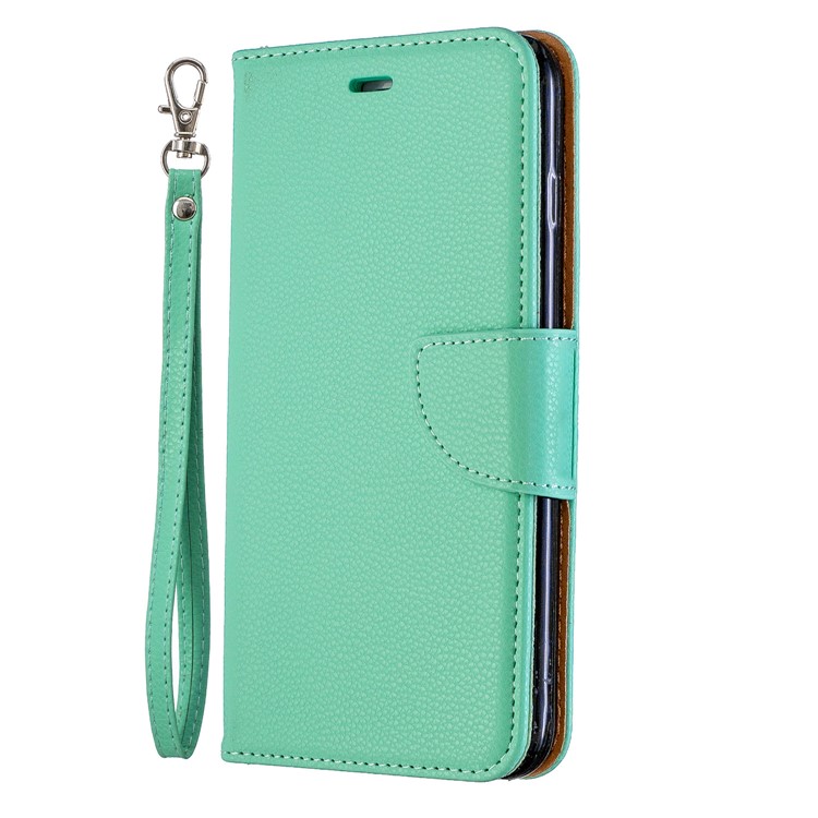 Litchi Skin Leather Wallet Case for iPhone 8 Plus / 7 Plus - Green-2