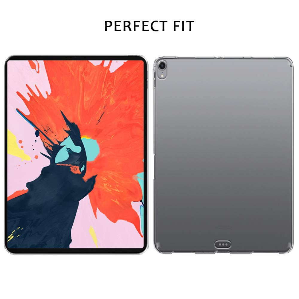 Crystal Clear TPU Mobile Phone Case for Apple iPad Pro 11-inch (2018)-4