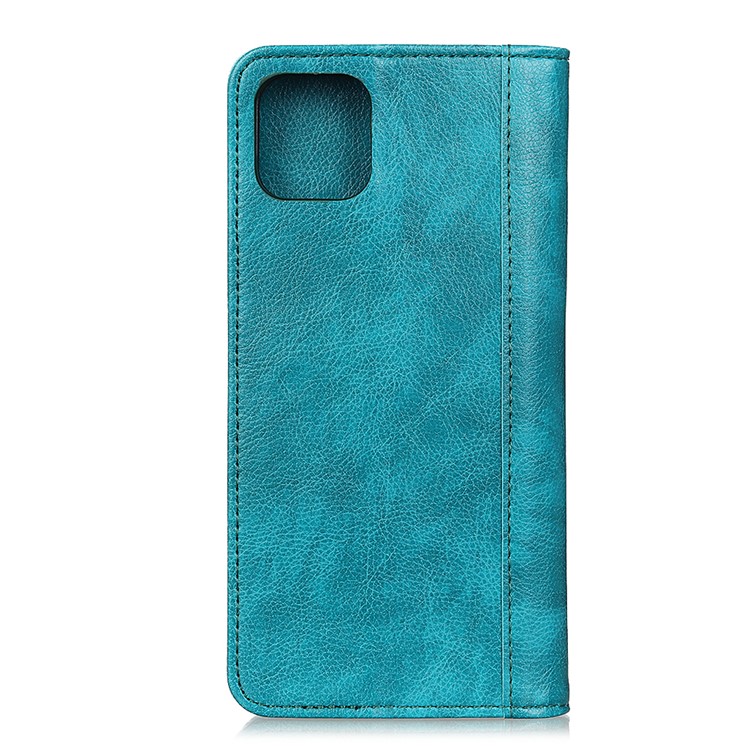 Auto-absorbed Litchi Texture Split Leather Phone Casing for iPhone (2019) 6.5-inch - Green-8