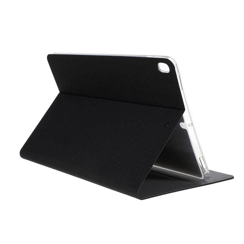 JFPTC Cloth Texture Smart Stand Leather Tablet Case for iPad Air 10.5 inch (2019) - Black-6