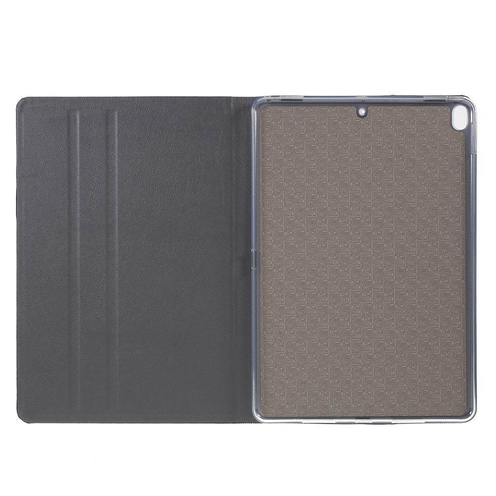 JFPTC Cloth Texture Smart Stand Leather Tablet Case for iPad Air 10.5 inch (2019) - Black-7