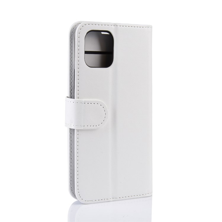 Crazy Horse Wallet Leather Stand Case for iPhone (2019) 6.1-inch - White-7