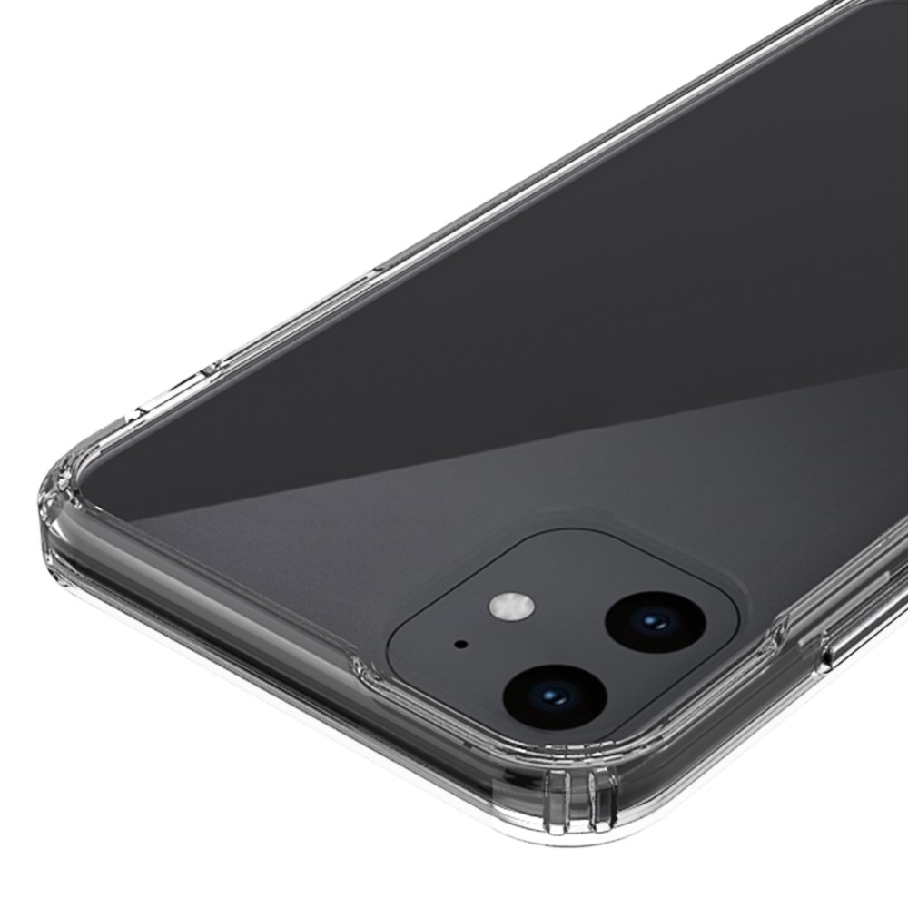 50Pcs/Pack Clear Acrylic + TPU Hybrid Phone Shell for iPhone (2019) 6.5-inch - Transparent-5