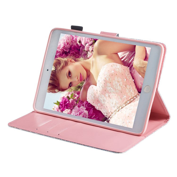 Reflective Wallet Stand Leather Case for iPad mini 4 3 2 1 / mini (2019) 7.9 inch - Butterfly-5