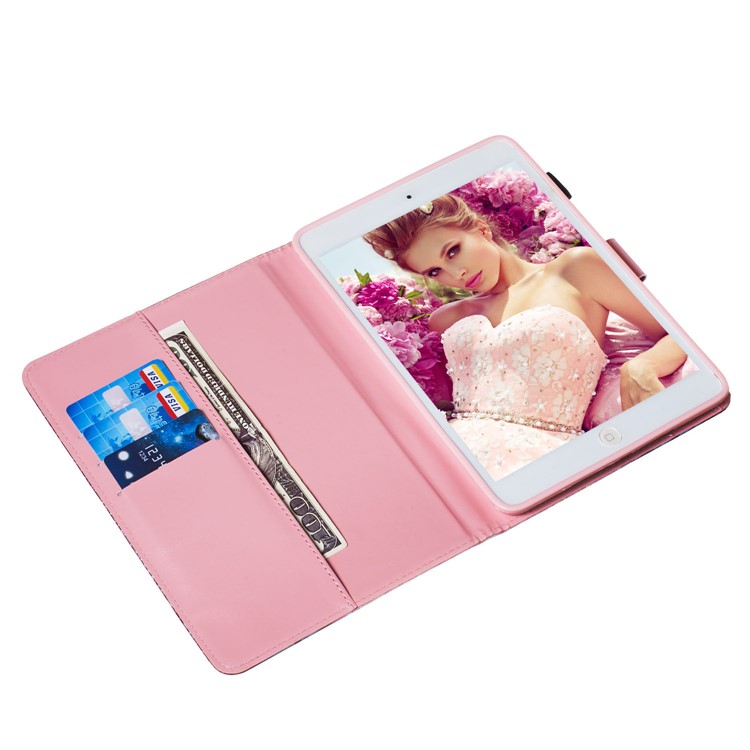 Reflective Wallet Stand Leather Case for iPad mini 4 3 2 1 / mini (2019) 7.9 inch - Butterfly-6