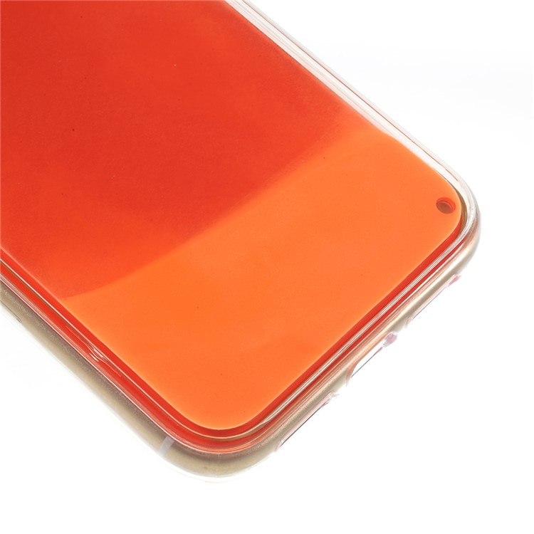 Anti-dropping Luminous Quicksand TPU Phone Case for iPhone XR 6.1 inch - Red-4