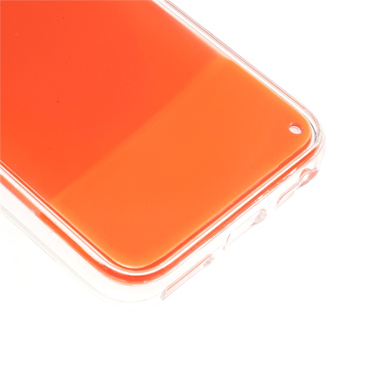 Shockproof Luminous Quicksand Soft TPU Protective Case for iPhone 6 / 6s - Red / Orange-5