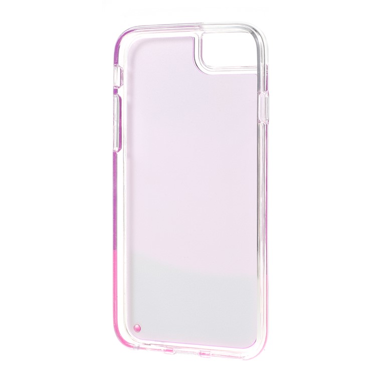 Luminous Quicksand TPU+Acrylic Phone Cover for iPhone 8 Plus / 7 Plus / 6 Plus 5.5 inch - Purple / Rose-3