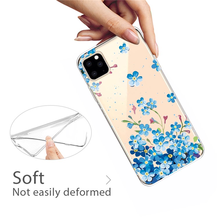 Padrão De Impressão Clara Caso De Cobertura De Telefone Celular TPU Para Iphone (2019) 5.8 Polegadas - Statice-3