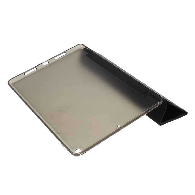 Nappa Skin Plastic+TPU+PU Leather Tablet Cover for iPad Air 10.5 inch (2019) - Black-8