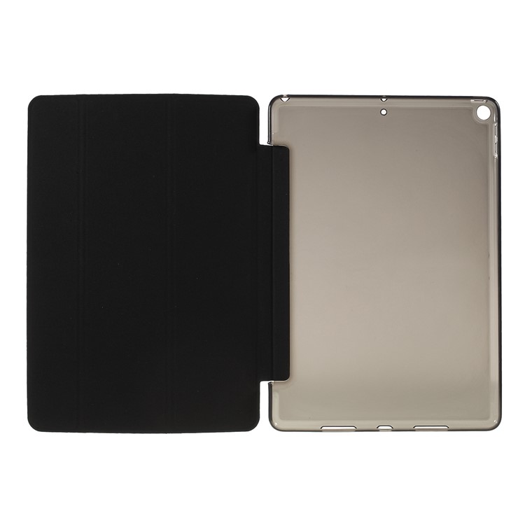 Nappa Skin Plastic+TPU+PU Leather Tablet Cover for iPad Air 10.5 inch (2019) - Black-9