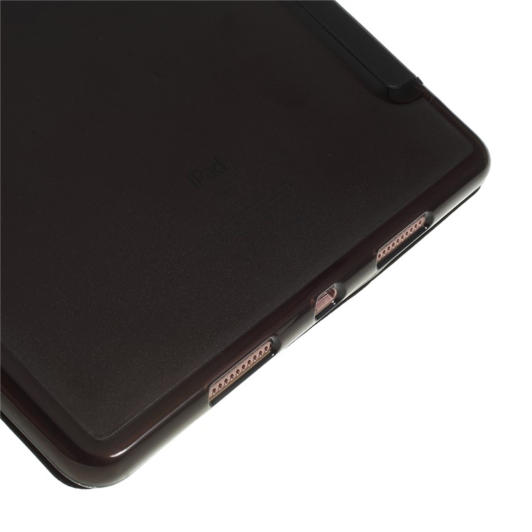 Nappa Skin Plastic+TPU+PU Leather Tablet Cover for iPad Pro 10.5-inch (2017) - Black-5