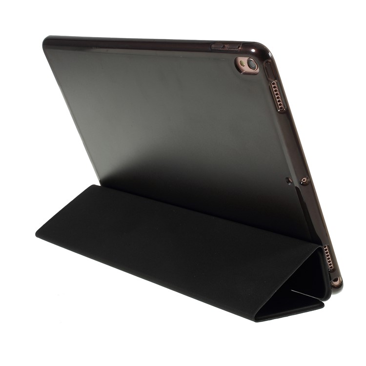 Nappa Skin Plastic+TPU+PU Leather Tablet Cover for iPad Pro 10.5-inch (2017) - Black-6