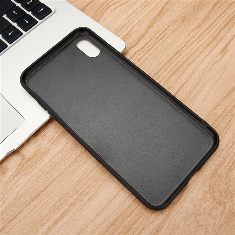 Crocodile Texture Genuine Leather Coated TPU Phone Case for iPhone X / XS - Black-7