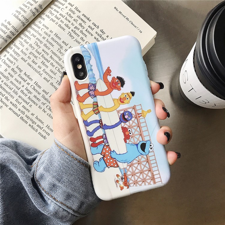 Pattern Printing IMD Soft TPU Protective Case for iPhone XS Max 6.5 inch - Summer Beach-1
