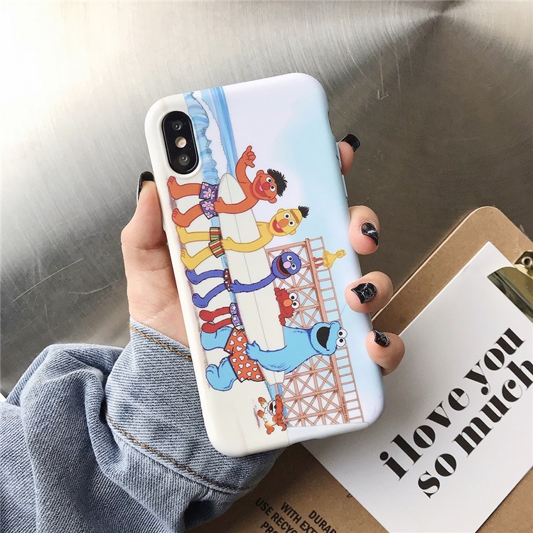 Pattern Printing IMD Soft TPU Protective Case for iPhone XS Max 6.5 inch - Summer Beach-2
