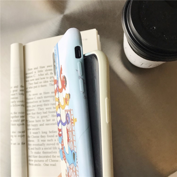Pattern Printing IMD Soft TPU Protective Case for iPhone XS Max 6.5 inch - Summer Beach-4