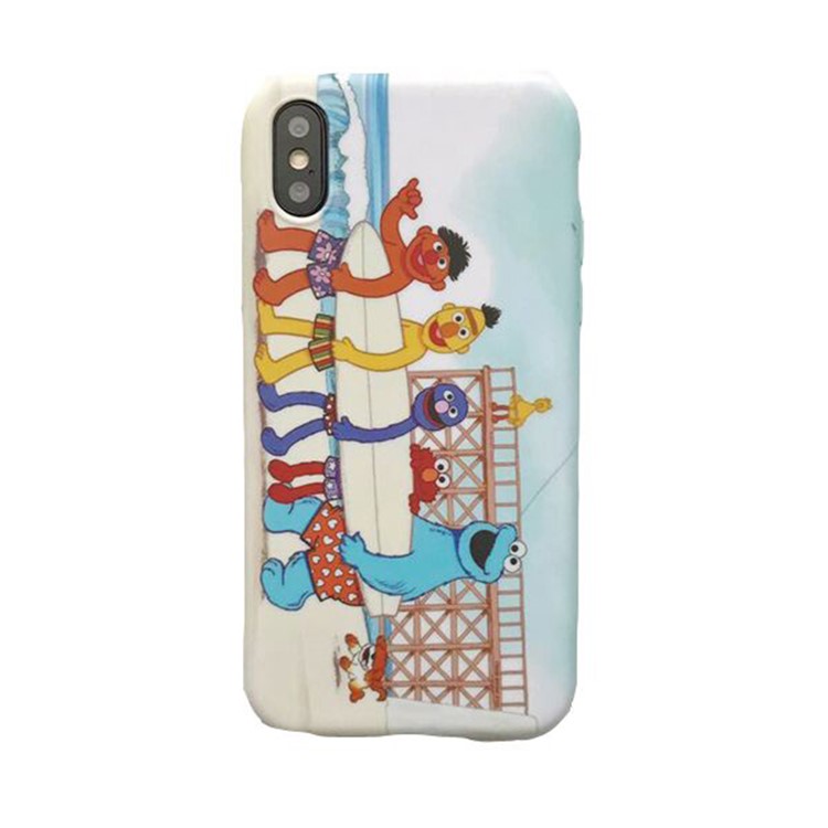 Pattern Printing IMD Soft TPU Protective Case for iPhone XS Max 6.5 inch - Summer Beach-6