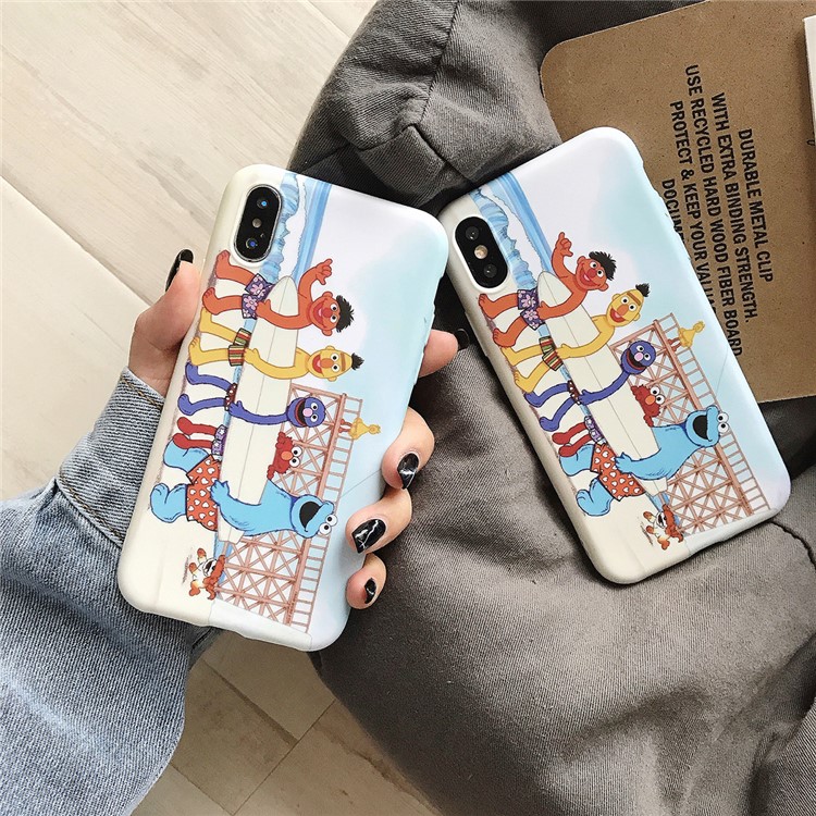 Pattern Printing IMD Soft TPU Protective Case for iPhone XS Max 6.5 inch - Summer Beach-7